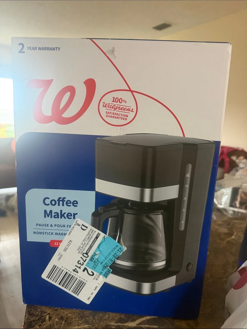 Walgreens Black Coffee Maker - 12-Cup Drip Brewer